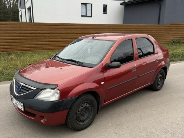 Красный Дачия Логан, объемом двигателя 1.6 л и пробегом 203 тыс. км за 3000 $, фото 1 на Automoto.ua