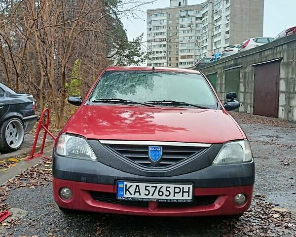 Красный Дачия Логан, объемом двигателя 1.4 л и пробегом 177 тыс. км за 4000 $, фото 1 на Automoto.ua