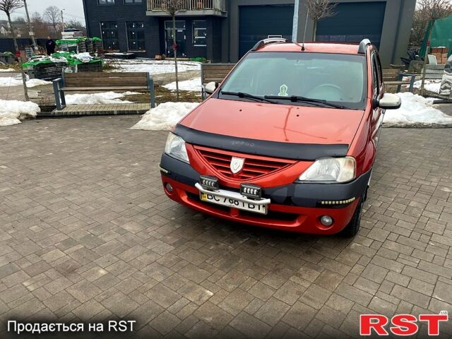Красный Дачия Логан, объемом двигателя 1.4 л и пробегом 399 тыс. км за 4000 $, фото 1 на Automoto.ua
