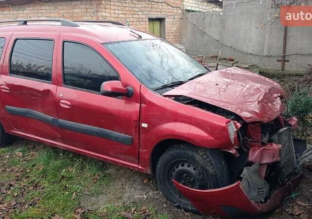 Красный Дачия Логан, объемом двигателя 1.6 л и пробегом 220 тыс. км за 1700 $, фото 1 на Automoto.ua