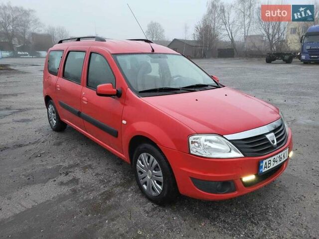 Красный Дачия Логан, объемом двигателя 1.6 л и пробегом 162 тыс. км за 4900 $, фото 1 на Automoto.ua