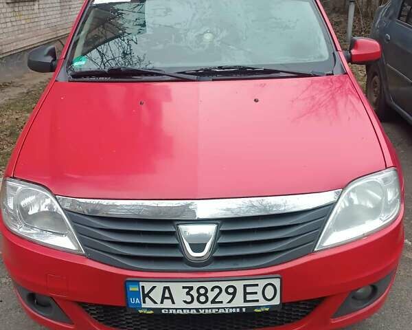 Красный Дачия Логан, объемом двигателя 1.39 л и пробегом 223 тыс. км за 3499 $, фото 1 на Automoto.ua