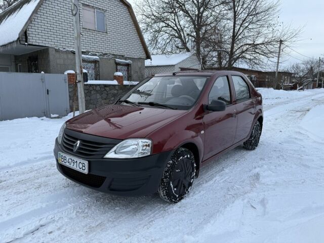 Красный Дачия Логан, объемом двигателя 1.4 л и пробегом 172 тыс. км за 3650 $, фото 1 на Automoto.ua