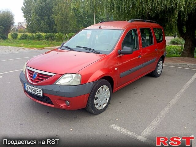Червоний Дачія Logan, об'ємом двигуна 1.6 л та пробігом 260 тис. км за 4400 $, фото 1 на Automoto.ua