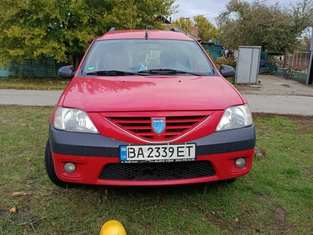 Красный Дачия Логан, объемом двигателя 1.6 л и пробегом 250 тыс. км за 5000 $, фото 1 на Automoto.ua