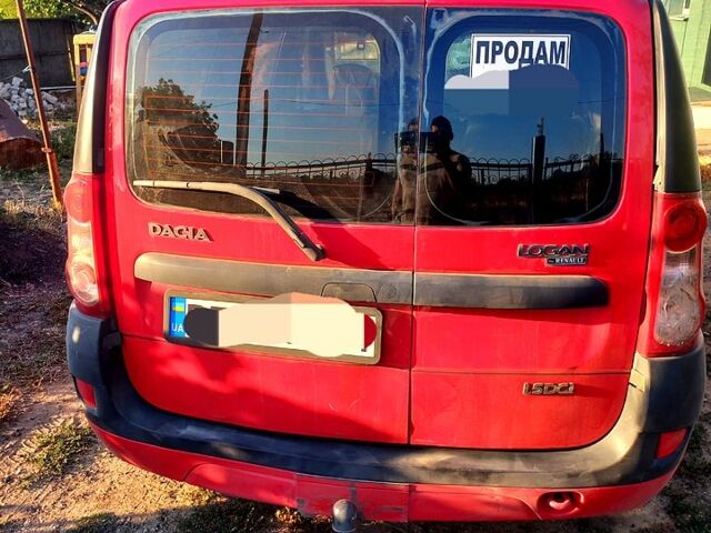 Красный Дачия Логан, объемом двигателя 1.5 л и пробегом 282 тыс. км за 4500 $, фото 1 на Automoto.ua
