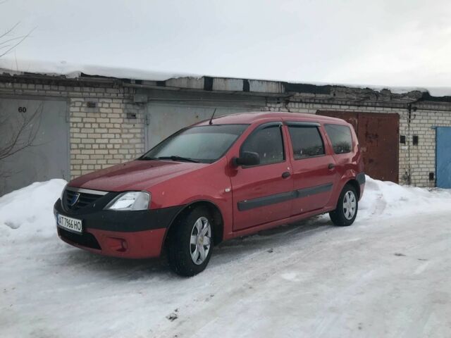 Красный Дачия Логан, объемом двигателя 1.6 л и пробегом 228 тыс. км за 3650 $, фото 1 на Automoto.ua