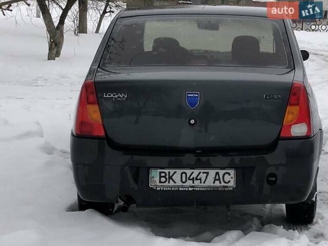 Серый Дачия Логан, объемом двигателя 1.4 л и пробегом 196 тыс. км за 2794 $, фото 1 на Automoto.ua