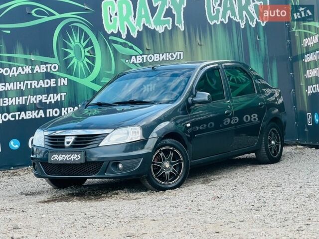 Серый Дачия Логан, объемом двигателя 1.6 л и пробегом 216 тыс. км за 3500 $, фото 1 на Automoto.ua