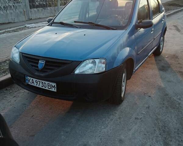 Синий Дачия Логан, объемом двигателя 1.39 л и пробегом 505 тыс. км за 1000 $, фото 1 на Automoto.ua