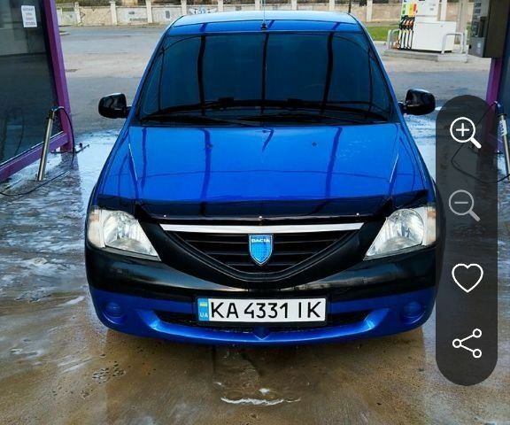 Синий Дачия Логан, объемом двигателя 1.6 л и пробегом 176 тыс. км за 3100 $, фото 1 на Automoto.ua