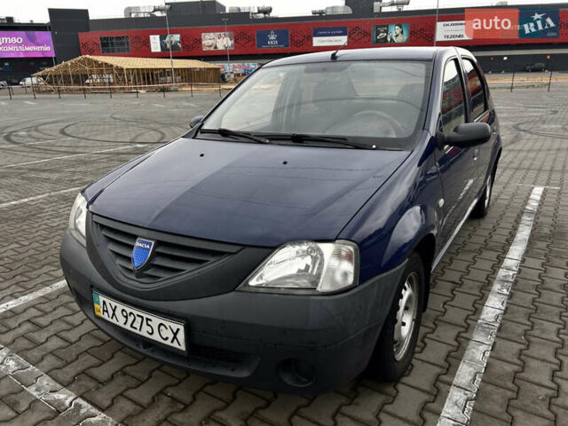 Синий Дачия Логан, объемом двигателя 1.4 л и пробегом 218 тыс. км за 3500 $, фото 1 на Automoto.ua