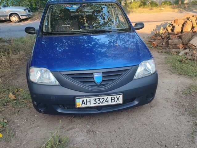 Синий Дачия Логан, объемом двигателя 1.4 л и пробегом 106 тыс. км за 3500 $, фото 1 на Automoto.ua