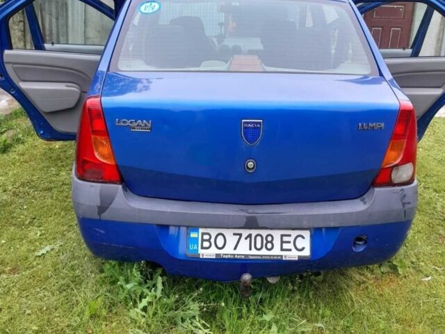 Синий Дачия Логан, объемом двигателя 1.4 л и пробегом 176 тыс. км за 2800 $, фото 1 на Automoto.ua