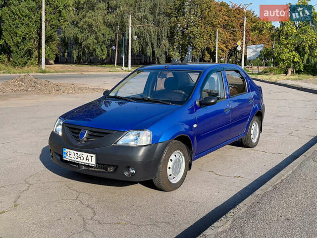 Синий Дачия Логан, объемом двигателя 1.4 л и пробегом 185 тыс. км за 4500 $, фото 1 на Automoto.ua