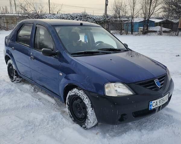 Синий Дачия Логан, объемом двигателя 1.4 л и пробегом 210 тыс. км за 2200 $, фото 1 на Automoto.ua