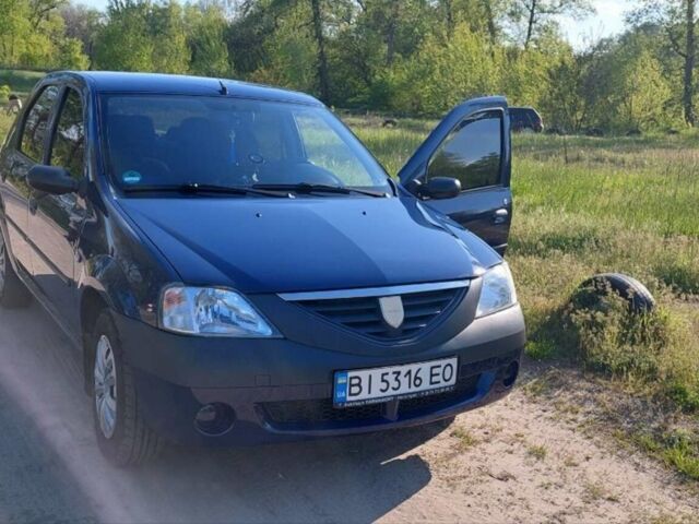 Синий Дачия Логан, объемом двигателя 1.4 л и пробегом 142 тыс. км за 4900 $, фото 1 на Automoto.ua