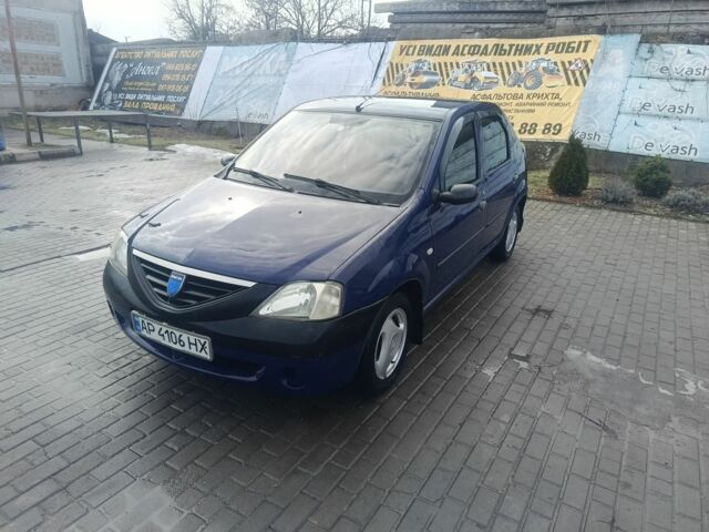 Синий Дачия Логан, объемом двигателя 1.4 л и пробегом 320 тыс. км за 3000 $, фото 1 на Automoto.ua