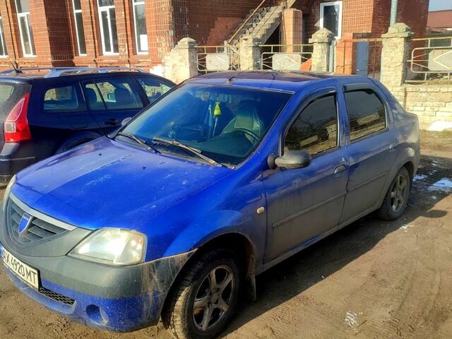Синий Дачия Логан, объемом двигателя 1.4 л и пробегом 400 тыс. км за 1500 $, фото 1 на Automoto.ua