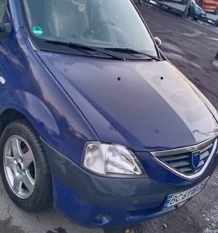 Синий Дачия Логан, объемом двигателя 1.4 л и пробегом 140 тыс. км за 3600 $, фото 1 на Automoto.ua