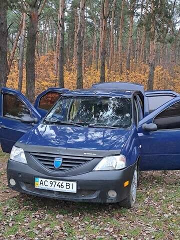 Синій Дачія Logan, об'ємом двигуна 1.39 л та пробігом 187 тис. км за 2800 $, фото 1 на Automoto.ua