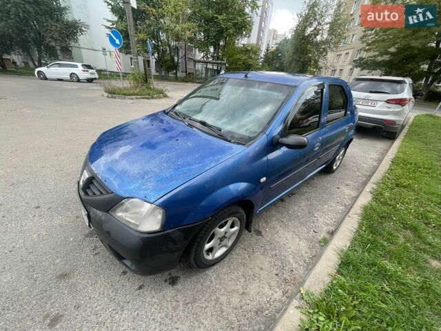 Синий Дачия Логан, объемом двигателя 1.39 л и пробегом 720 тыс. км за 1000 $, фото 1 на Automoto.ua