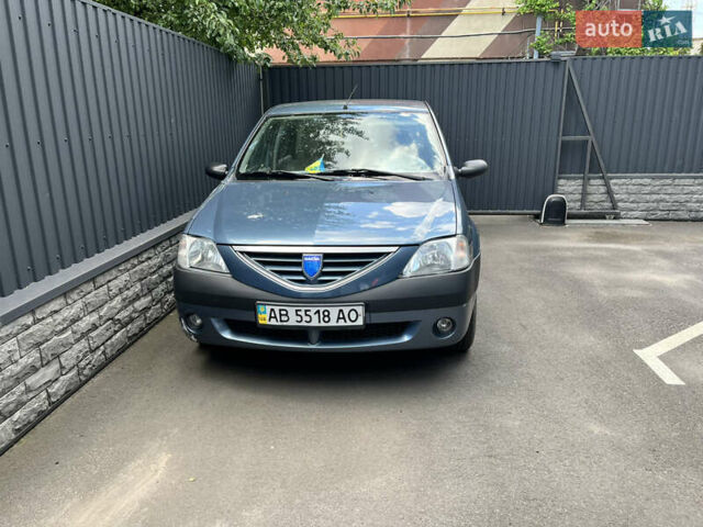 Синий Дачия Логан, объемом двигателя 1.39 л и пробегом 180 тыс. км за 3750 $, фото 1 на Automoto.ua