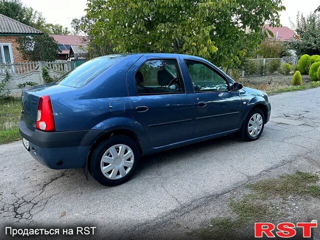 Синий Дачия Логан, объемом двигателя 1.6 л и пробегом 158 тыс. км за 3900 $, фото 1 на Automoto.ua