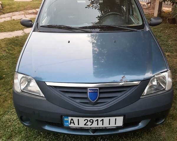 Синий Дачия Логан, объемом двигателя 1.39 л и пробегом 207 тыс. км за 3500 $, фото 1 на Automoto.ua