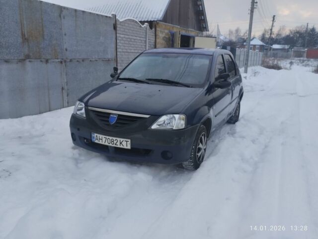Синій Дачія Logan, об'ємом двигуна 1.6 л та пробігом 183 тис. км за 1350 $, фото 1 на Automoto.ua