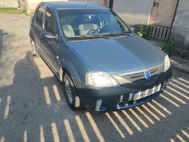 Синий Дачия Логан, объемом двигателя 1.4 л и пробегом 200 тыс. км за 3500 $, фото 1 на Automoto.ua