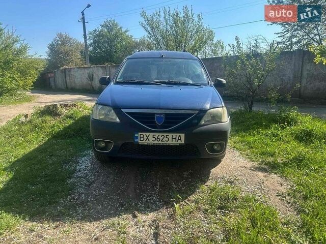 Синий Дачия Логан, объемом двигателя 1.6 л и пробегом 140 тыс. км за 4300 $, фото 1 на Automoto.ua
