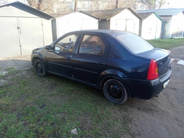 Синій Дачія Logan, об'ємом двигуна 1.4 л та пробігом 215 тис. км за 1750 $, фото 1 на Automoto.ua