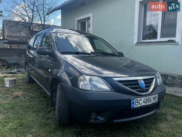 Синий Дачия Логан, объемом двигателя 1.6 л и пробегом 277 тыс. км за 3800 $, фото 1 на Automoto.ua
