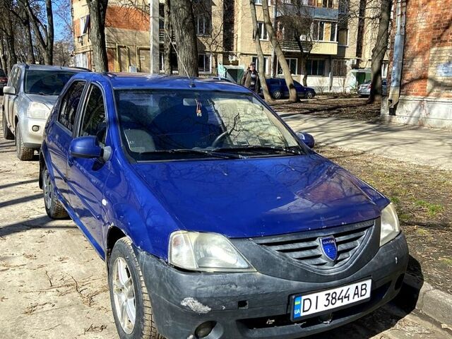 Синий Дачия Логан, объемом двигателя 1.6 л и пробегом 300 тыс. км за 1700 $, фото 1 на Automoto.ua
