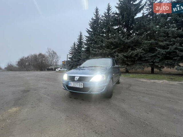 Синий Дачия Логан, объемом двигателя 1.4 л и пробегом 198 тыс. км за 3599 $, фото 1 на Automoto.ua