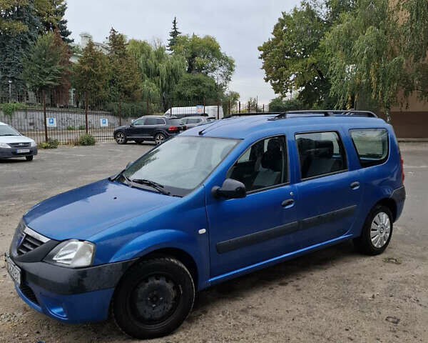 Синий Дачия Логан, объемом двигателя 1.6 л и пробегом 108 тыс. км за 4500 $, фото 1 на Automoto.ua