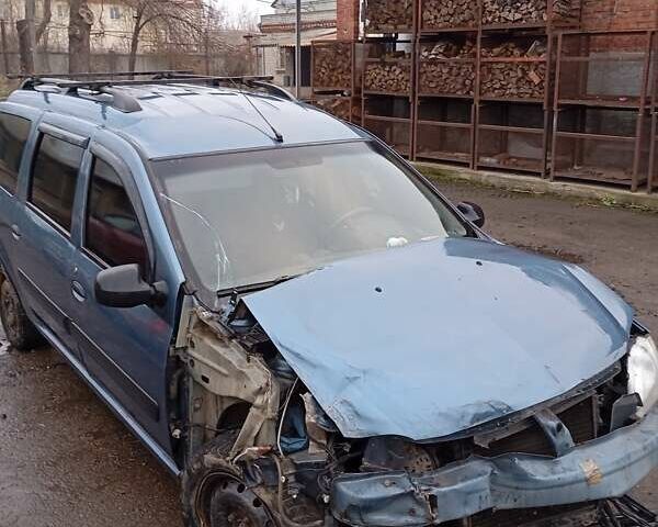 Синий Дачия Логан, объемом двигателя 1.6 л и пробегом 220 тыс. км за 2300 $, фото 1 на Automoto.ua