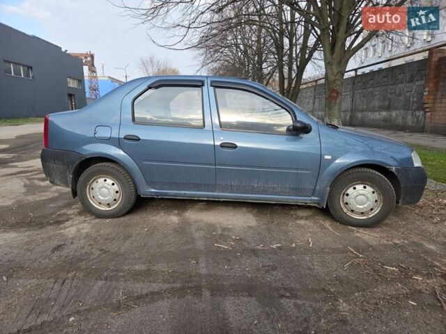 Синий Дачия Логан, объемом двигателя 1.4 л и пробегом 117 тыс. км за 3750 $, фото 1 на Automoto.ua