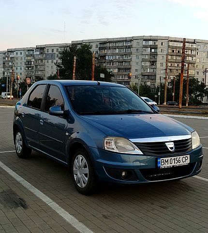 Синий Дачия Логан, объемом двигателя 1.6 л и пробегом 217 тыс. км за 4700 $, фото 1 на Automoto.ua