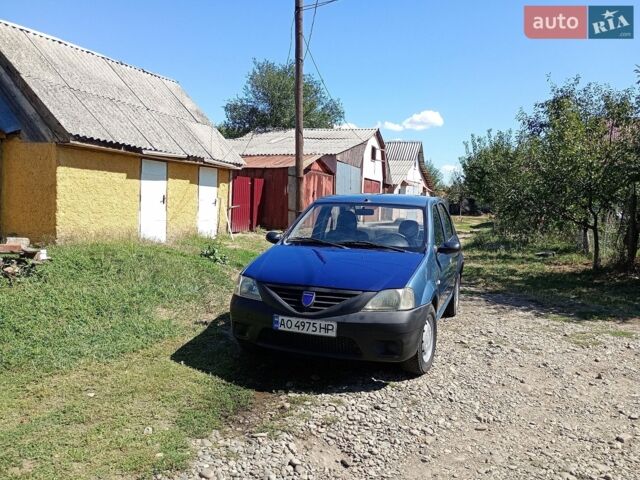 Синий Дачия Логан, объемом двигателя 1.39 л и пробегом 220 тыс. км за 1600 $, фото 1 на Automoto.ua