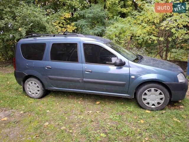 Дачия Логан 2008 в Львове на Automoto.ua Синий Дачия Логан, объемом двигателя 1.6 л и пробегом 49 тыс. км за 5500 $, фото 1 на Automoto.ua