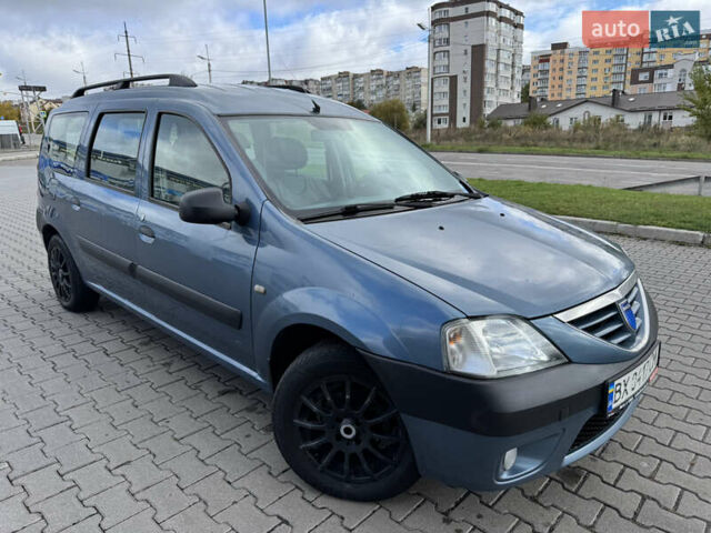 Синий Дачия Логан, объемом двигателя 1.6 л и пробегом 250 тыс. км за 3300 $, фото 1 на Automoto.ua