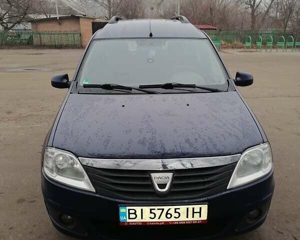 Синий Дачия Логан, объемом двигателя 1.6 л и пробегом 134 тыс. км за 6500 $, фото 1 на Automoto.ua