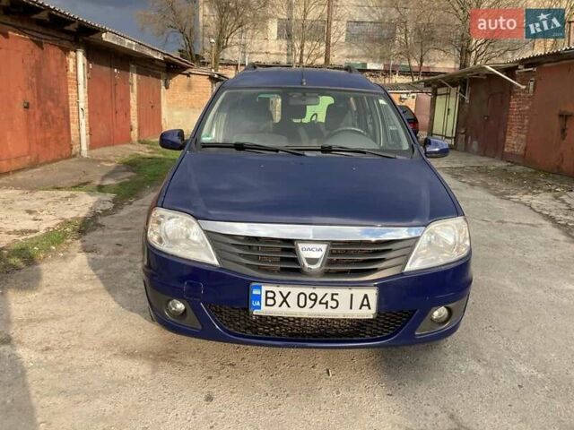 Синий Дачия Логан, объемом двигателя 1.6 л и пробегом 177 тыс. км за 6300 $, фото 1 на Automoto.ua