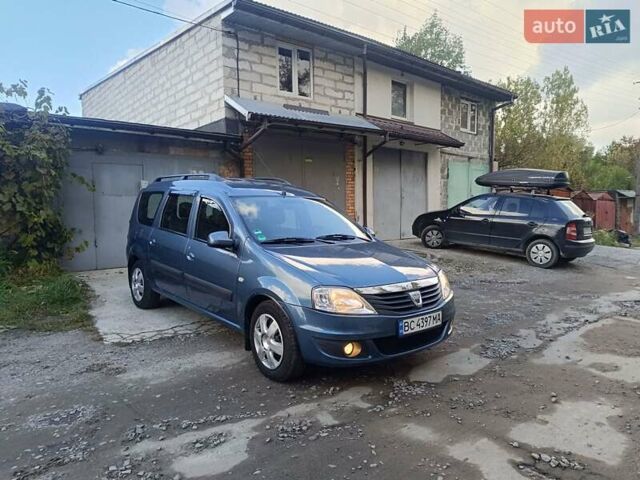 Синий Дачия Логан, объемом двигателя 1.6 л и пробегом 182 тыс. км за 6000 $, фото 1 на Automoto.ua