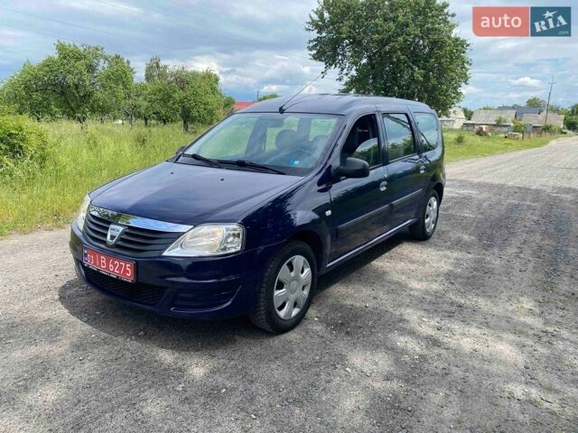 Синий Дачия Логан, объемом двигателя 1.6 л и пробегом 176 тыс. км за 6190 $, фото 1 на Automoto.ua