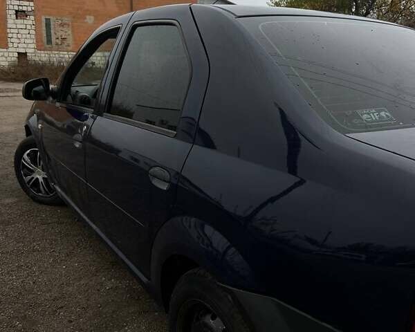 Синий Дачия Логан, объемом двигателя 1.1 л и пробегом 190 тыс. км за 4300 $, фото 1 на Automoto.ua