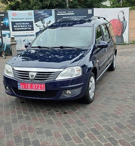 Синий Дачия Логан, объемом двигателя 1.59 л и пробегом 207 тыс. км за 6999 $, фото 1 на Automoto.ua