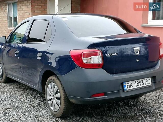 Синий Дачия Логан, объемом двигателя 1.2 л и пробегом 105 тыс. км за 6500 $, фото 1 на Automoto.ua